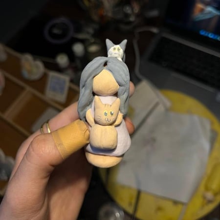 مجسم وتعليقة انا وانت ( منتج تخصيص)