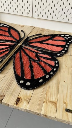 رباعية الفراشة ( 60سم* 60سم )