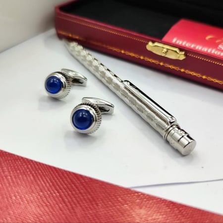 اقلام فضي فخمة قلم ذهبي اقلام ماركة  منقوش ذهب فضه حبر