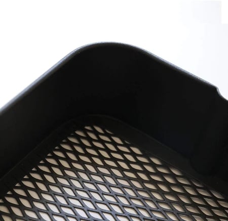 عربية خدمة 3 دور شبك+مسكة اليد  اسود