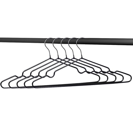 علاقة ملابس ملبس اسود (12 حبه)