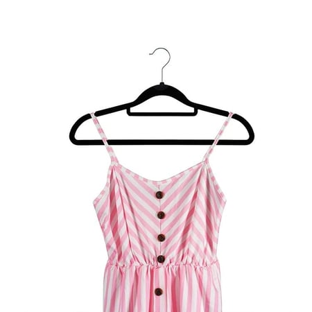 علاقة ملابس مخمل اسود (12حبه)