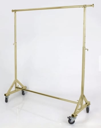 استاند  ملابس خط واحد جامبو ذهبي ( تايون)