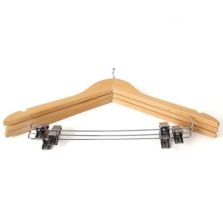 علاقة ملابس خشب مثلث -فنادق (12 حبه)