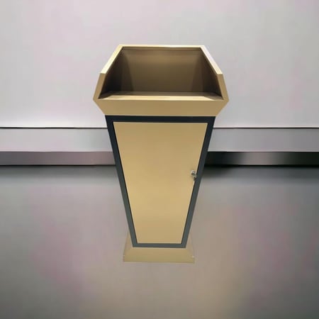 استاند إلقاء ذهبي +احمر  كبير