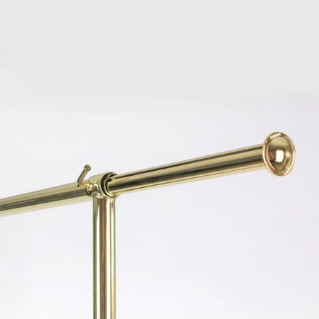 استاند  ملابس خط واحد ذهبي  ( تايون )