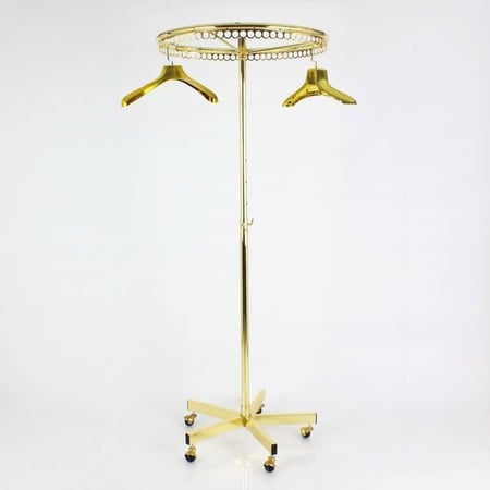 استاند ملابس دائري ذهبي حلق ( تايون )