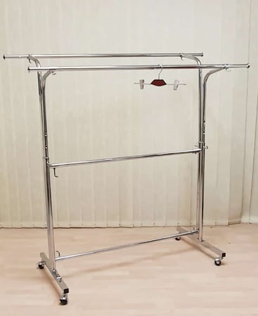 استاند ملابس جهتين كروم ( تايون )