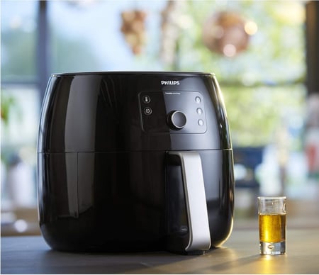 فيليبس HD9650/94 قلاية هوائية بتقنية Rapid Air سعة 7 ليتر XXL