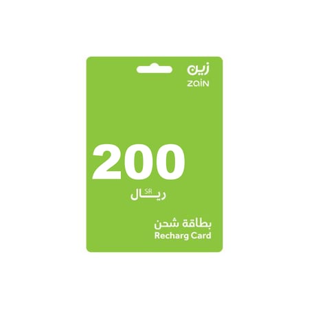 بطاقة زين فئة 230 ريال