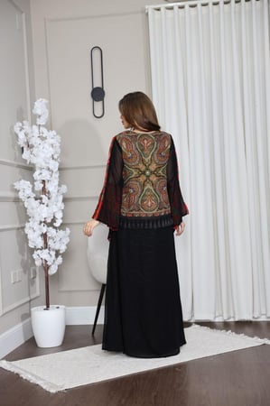 جلابيه كلفه بالصدر وتدخيلات  خام شالكي