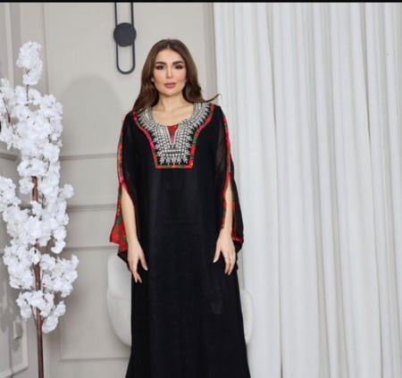 جلابيه كلفه بالصدر وتدخيلات  خام شالكي