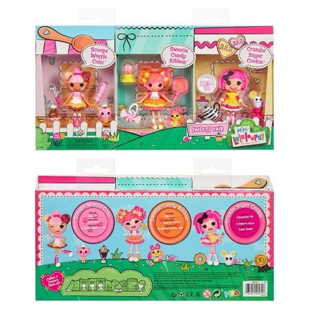مجموعة دمى لالالوبسي سويت فير(نوادر) || LALALOOPSY (MINI) Sweets Fair Multi-Pack