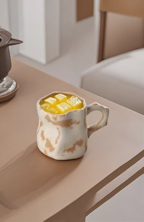 كوب سيراميك منحوت