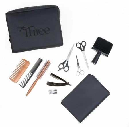 شنطة حلاقة من ثري ( مع جميع المكائن)