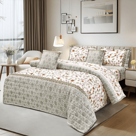 مفرش تارة مخمل مضغوط نفر ونص 4 قطع