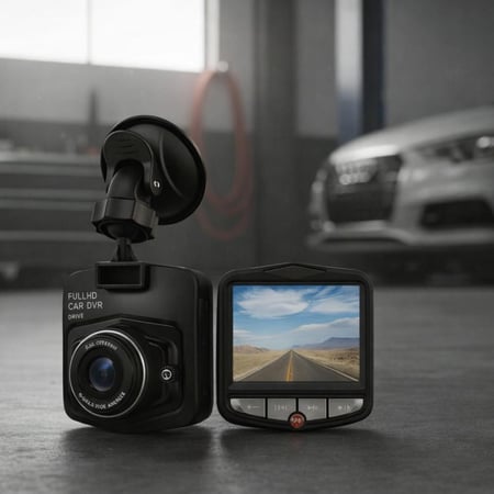 كاميرا للسيارة مع شاشة LCD