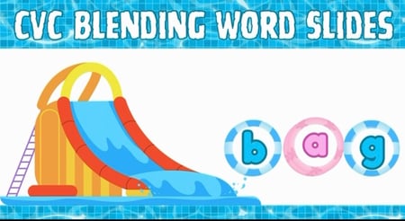 CVC blending words