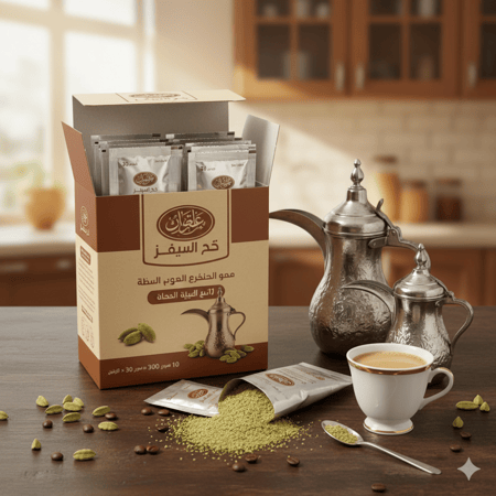 10-قهوه عربيه بالهيل30جرام