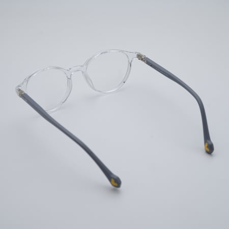 نظارة طبية للأطفال بإطار شفاف دائري