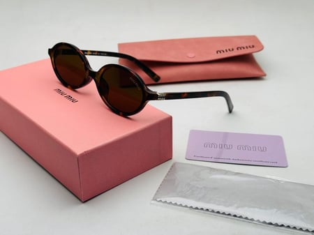 نظارة شمسية نسائية ميو ميو عدسات بني