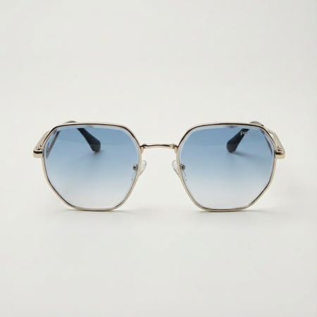 نظارة شمسية ماركة برادا فضي