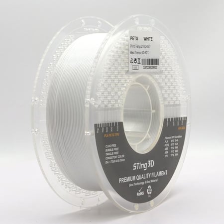 PETG 1.75mm 1 kg | White