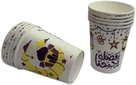 طباعة أكواب ورقية للشاي  50 كوب