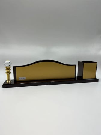 ستاند لوحة مكتب مقلمية وكريستال محراب 10548-4