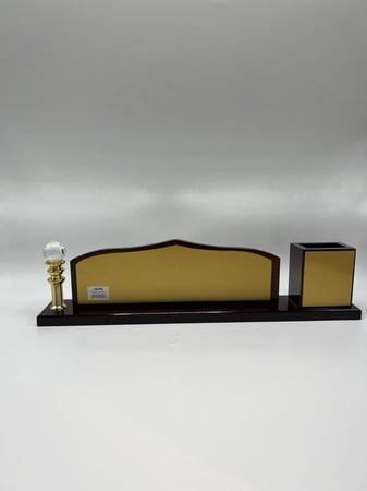 ستاند لوحة مكتب مقلمية وكريستال محراب 10548-4