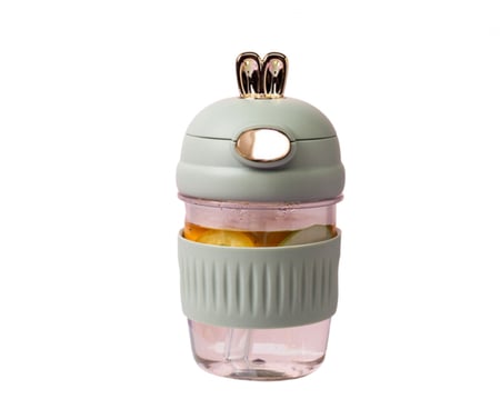 كوب زجاج مع قبضة عازلة للحرارة