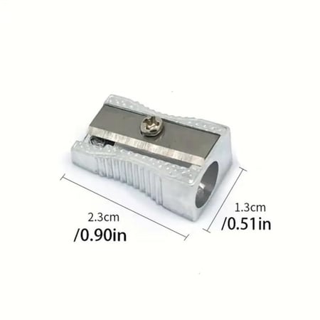 24 قطعة من برايات الاقلام المعدنية بتصميم ثقب واحد