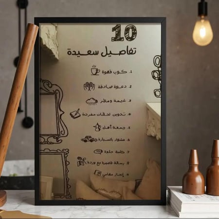 اختر لوحاتك بذكاء في منزلك واخلق جو من الدعم و التحفيز كلما نظرت اليها