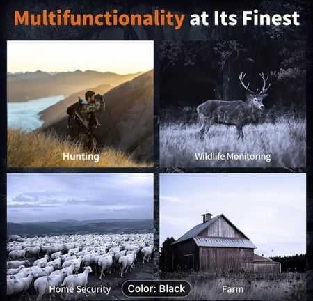 دربيل ليلي رقمي 2.5K FHD: شريكك الأمثل للصيد والتخييم والأمن دربيل ليلي