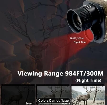 دربيل ليلي مع كاميرا  night vision camera