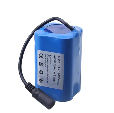بطارية قارب صيد وارساليات12000mAh