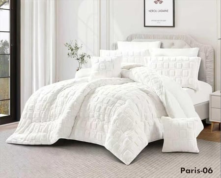 مفرش شتوي نفرين فرو الارنب 8 قطع / ماهيرا