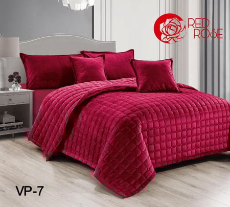 مفرش نفر ونص مخمل مظغوط ناعم