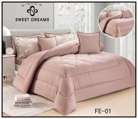 مفرش 8قطع نفرين صيفي مشجر