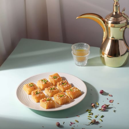 تمر, تمور, فوائد التمر, حلويات, بسبوسة, بسبوسه, بسبوسة بالقشطة, حلويات