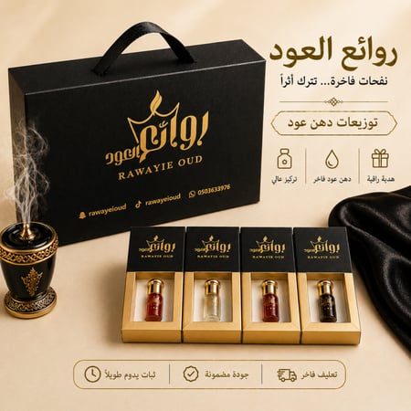 توزيعات دهن عود 20 حبه او 40 حبه ربع توله