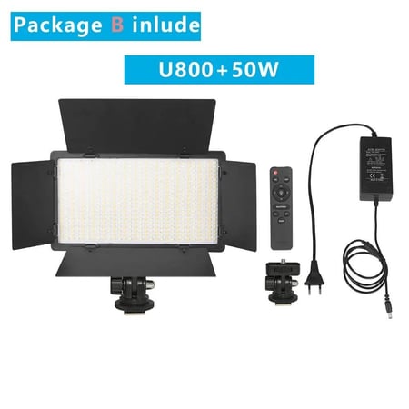 مصباح استوديو تصوير LED + Nagnahz U800