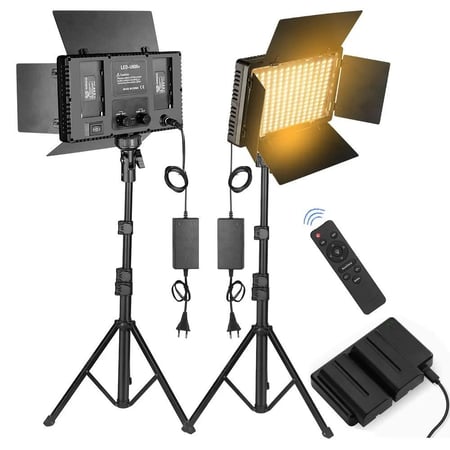 مصباح استوديو تصوير LED + Nagnahz U800