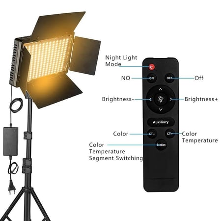 مصباح استوديو تصوير LED + Nagnahz U800