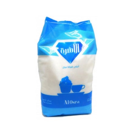 (3 اكياس) سكر الأسرة ناعم 1 كيلو