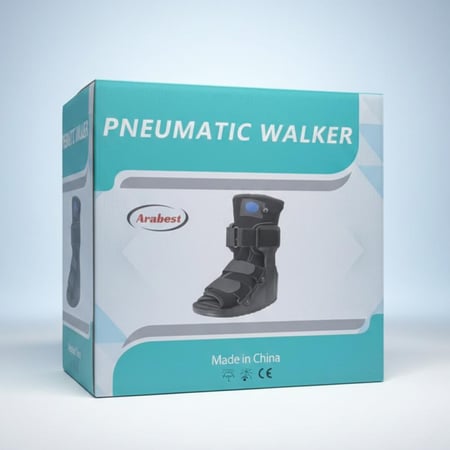 جبيرة قدم هوائية قصيرة بديلة للجبس خفيفة الوزن