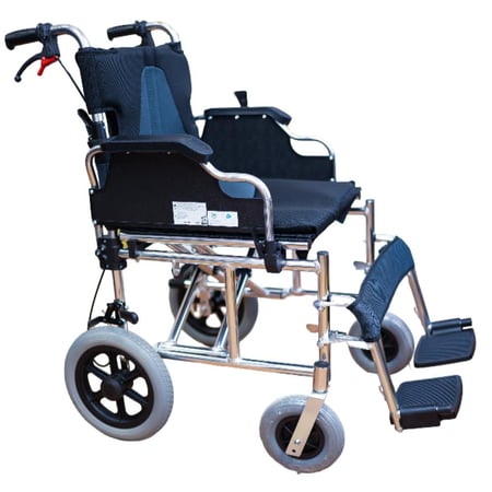 كرسي متحرك خفيف الوزن الامنيوم مقاس 20 انش 50 سم