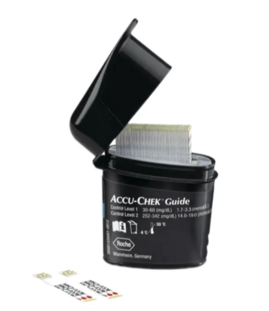 شريط قياس السكر اكيو تشيك جايد ACCU - CHEK GUIDE