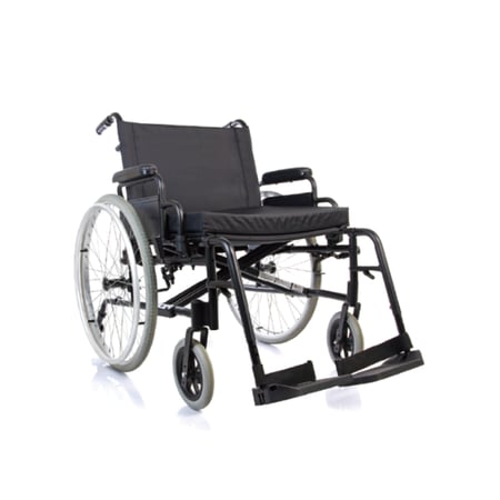 كرسي متحرك Comfort K7 تايواني أصلي – مقاس 50 سم (20 إنش) يتحمل 120 كجم وقابل للطي