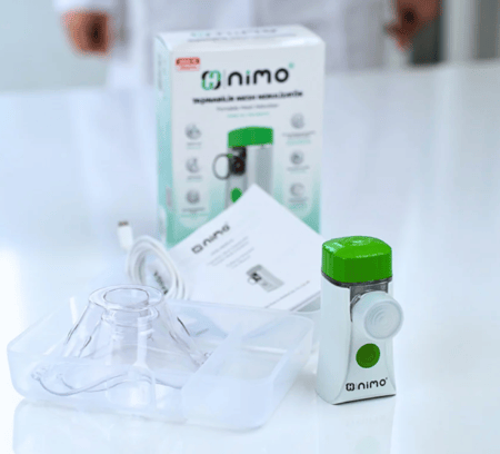 جهاز استنشاق بخار  (نيبولايزر) متنقل Nimo